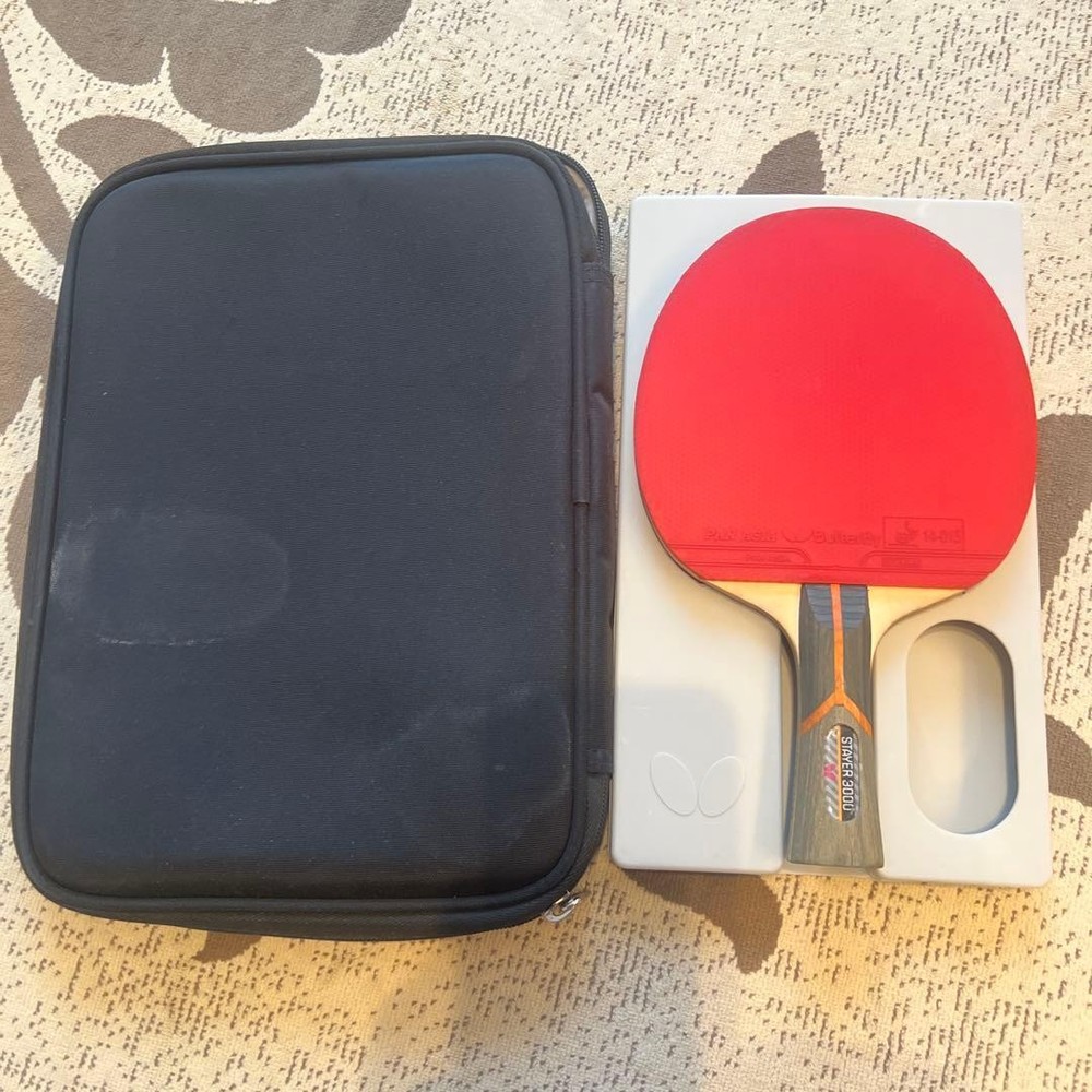 table tennis racket with case
