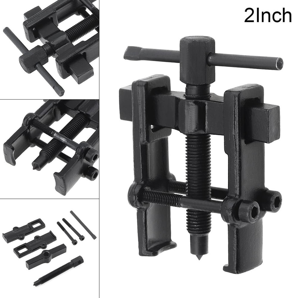 2-Inch Adjustable Bearing Gear Puller - Durable Carbon Steel Tool