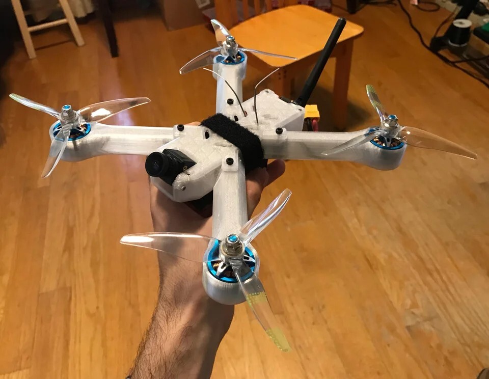 3D Printed FPV Race Drone Frame by MikeTheSpike02
