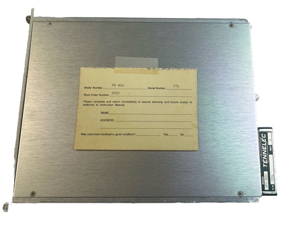 Dwyer Tennelec FM 40A Flowmeter