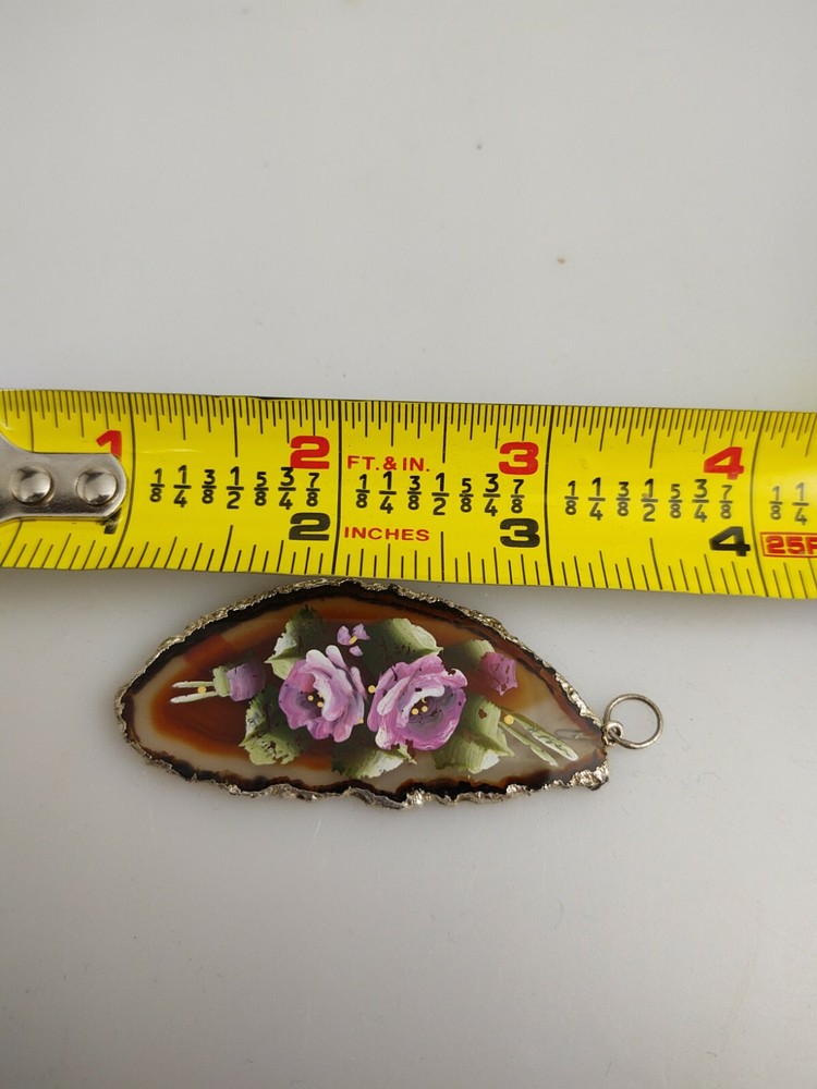 Hand Painted Geode Sliver (JY16)