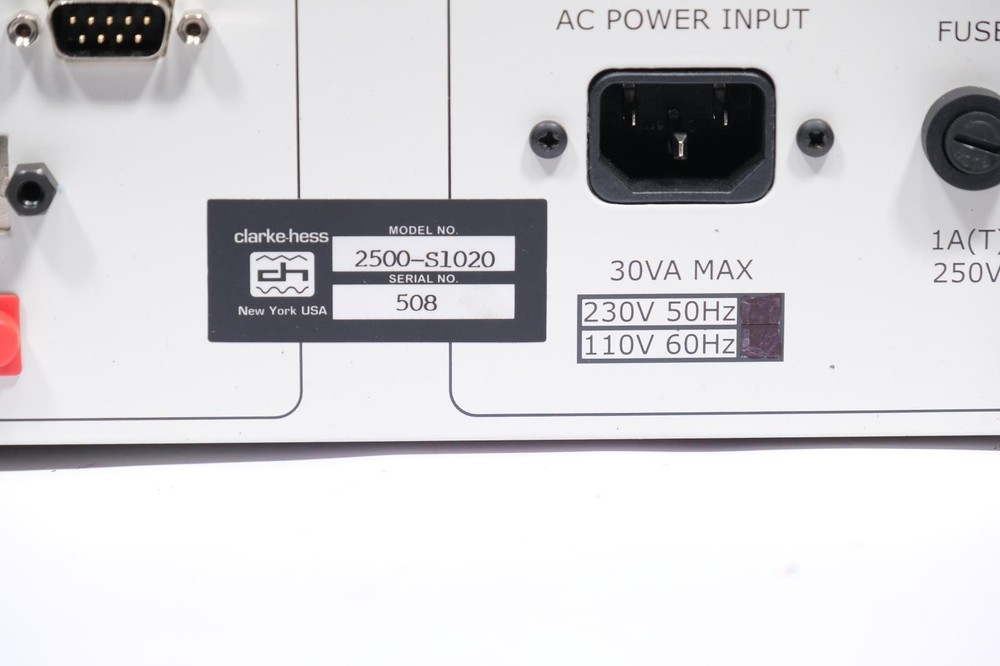 Clarke-Hess Model 2500 Gain Phase Angle Voltmeter