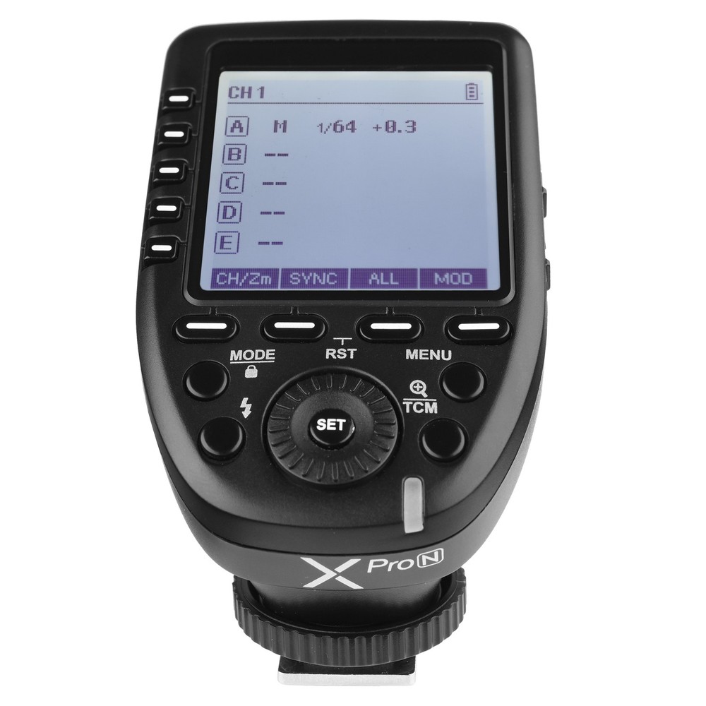 Godox XPro-N XproN 2.4G Wireless TTL Flash Transmitter Trigger For Nikon Camera