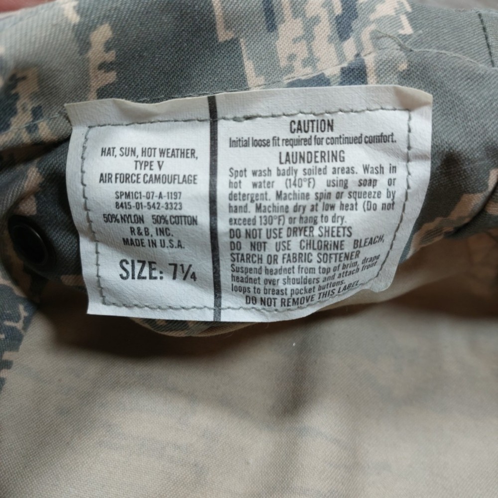 US BOONIE HAT - Mil-Tec® - AT-DIGITAL 7 1/4" Head Hat Shell Holder Cap