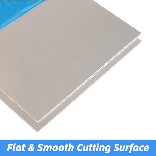 LANIAKEA 6061 Aluminum Sheet, 12 x 16 x 1/8 Inch, Silver, Rectangular,