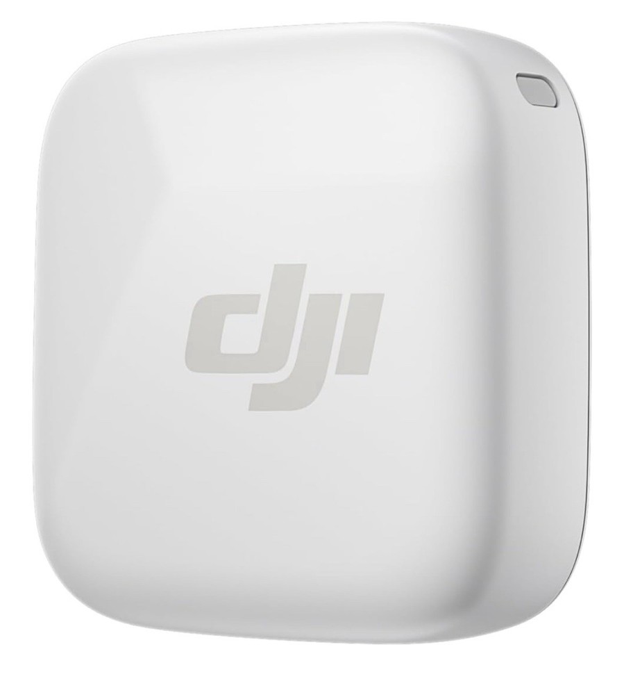 DJI Mic Mini Transmitter (Arctic White), Ultralight, Wireless Lavalier Microphon