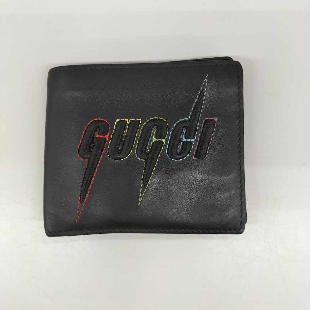 Gucci 598252 Blade Logo Bifold Wallet