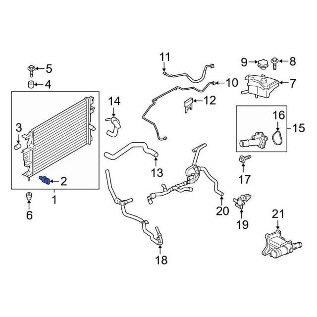Genuine Ford Drain Plug 6G9Z-8115-A