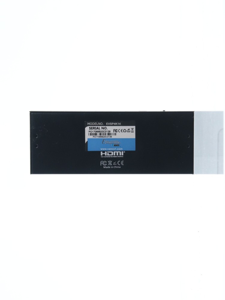 Vanco Evolution EVSP4K14 Premium 4K HDMI 1×4 Splitter