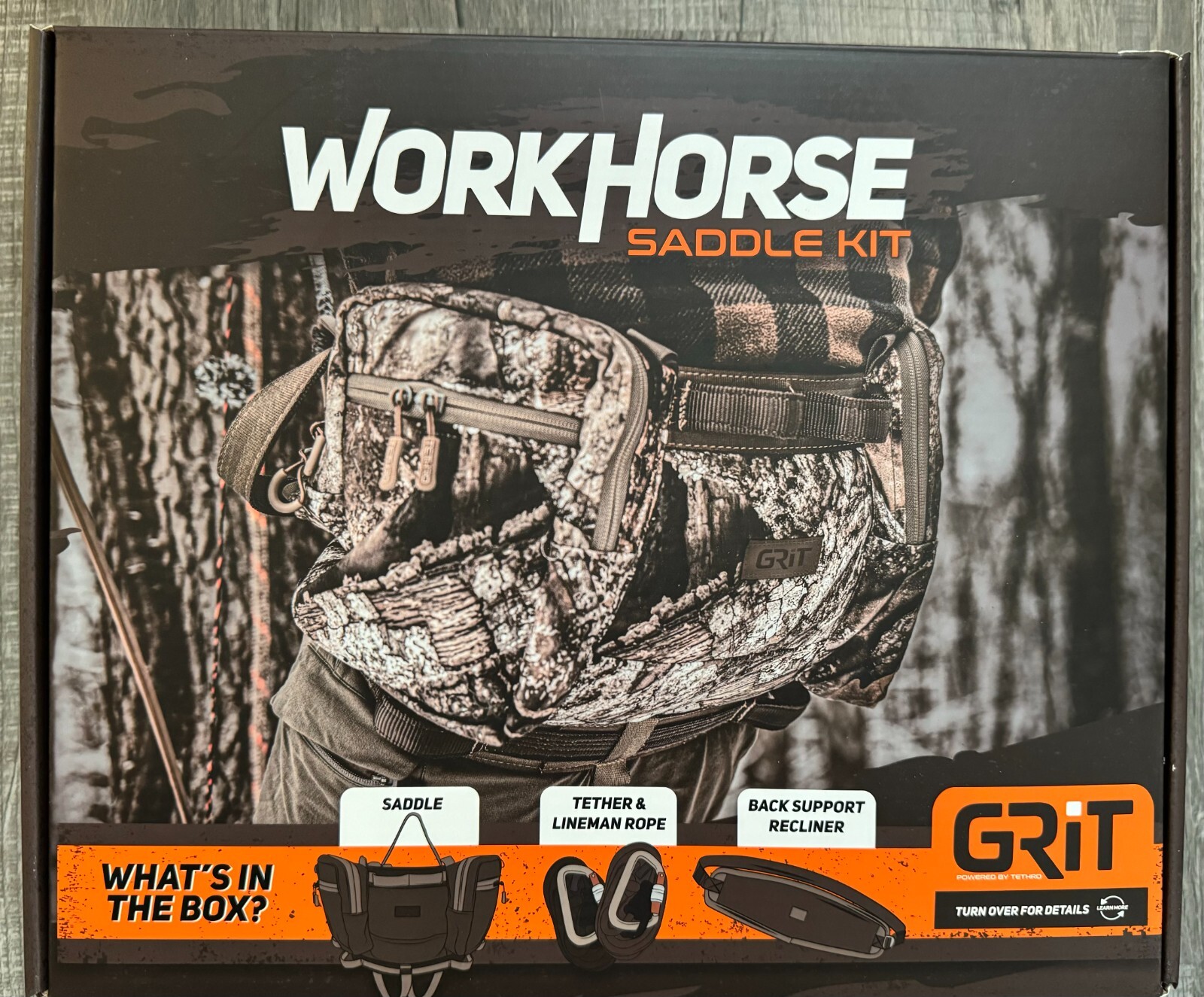 Tethrd Grit Regular Saddle Realtree APX New