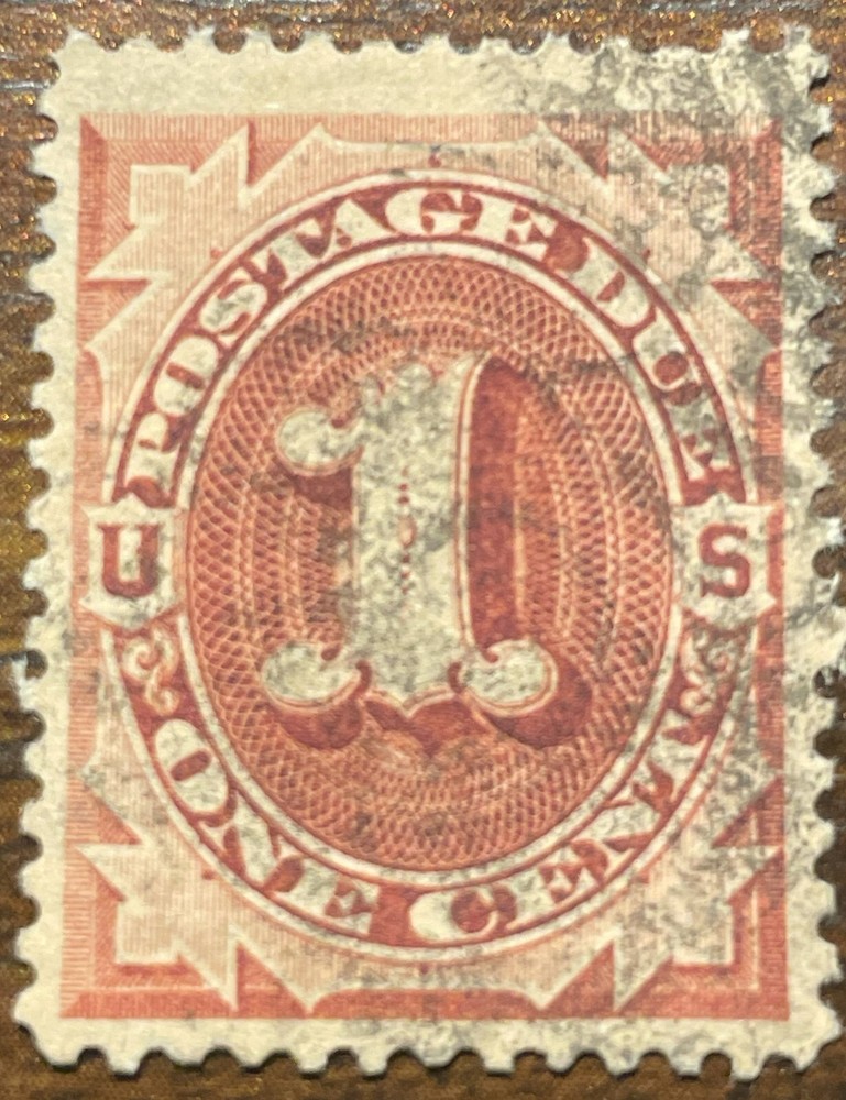 J22 One Cent Postage Due, Used