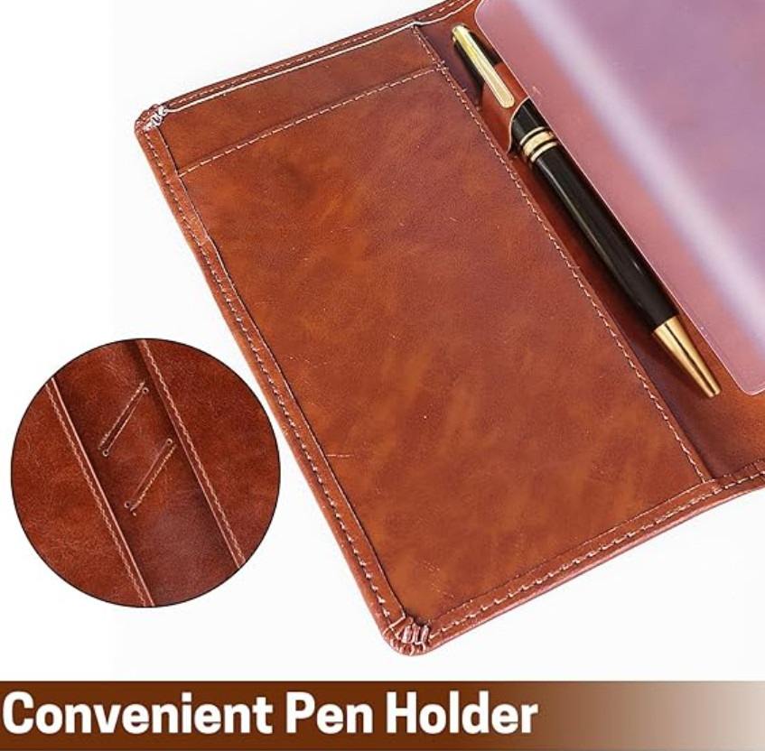 Leather Checkbook Covers for Personal Checkbook, Checkbook Holder