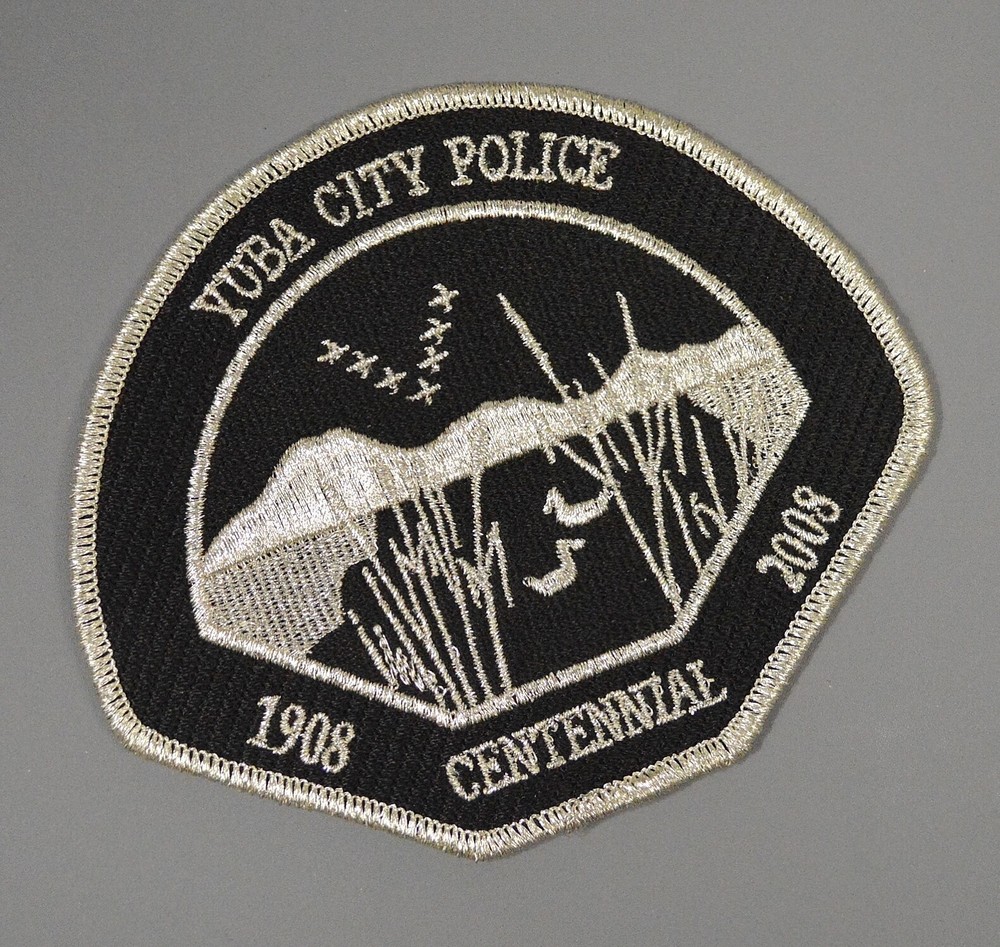 Yuba City California Police Centennial version Patch ++ Mint CA