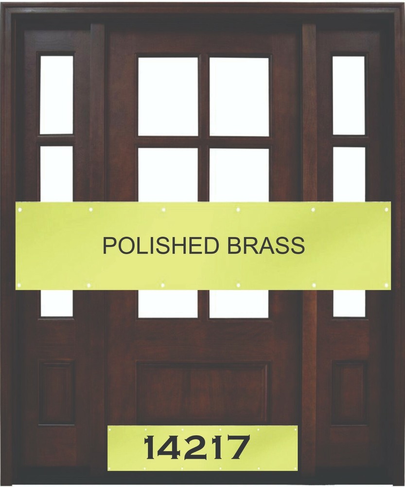 CUSTOM DOOR KICKPLATES,ENGRAVED,PERSONALIZED