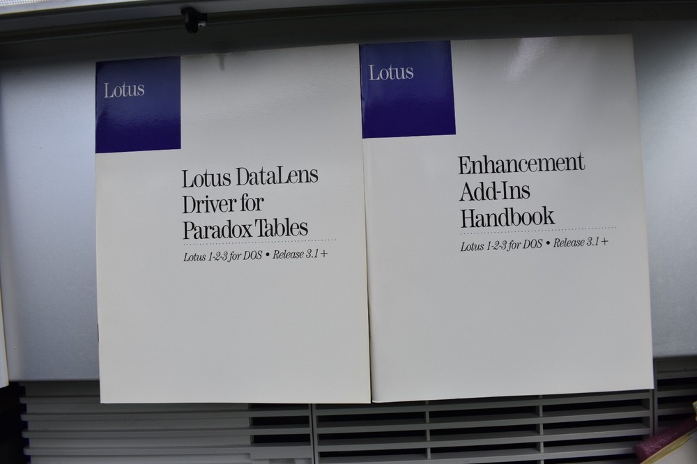 Lotus 123 for DOS Release 3.1+