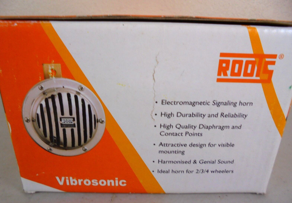 Roots Vibrosonic Horns 12V/3.5A NOS