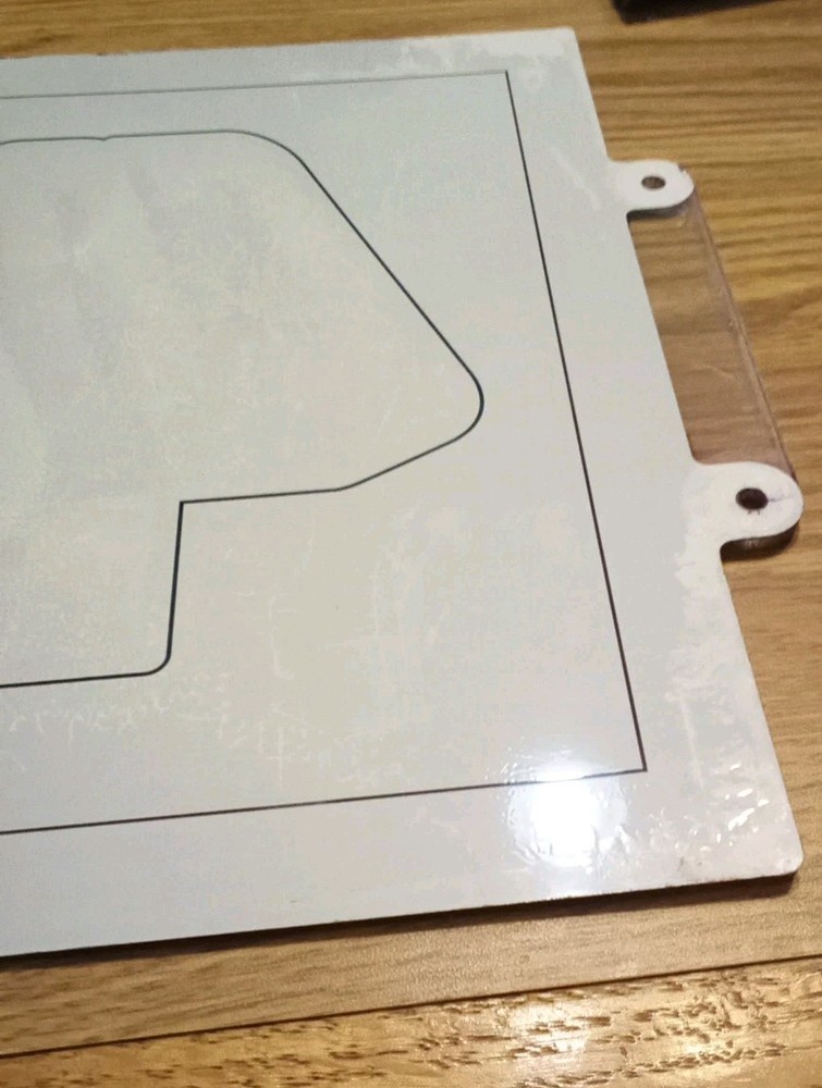 17" X 10" Plexiglass Colossal Reels Slot Machine Insert Rectangle Used