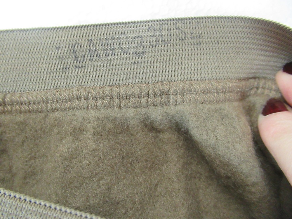 US Military Cold Weather Drawers Base Layer Pants Medium Brown Polypropylene