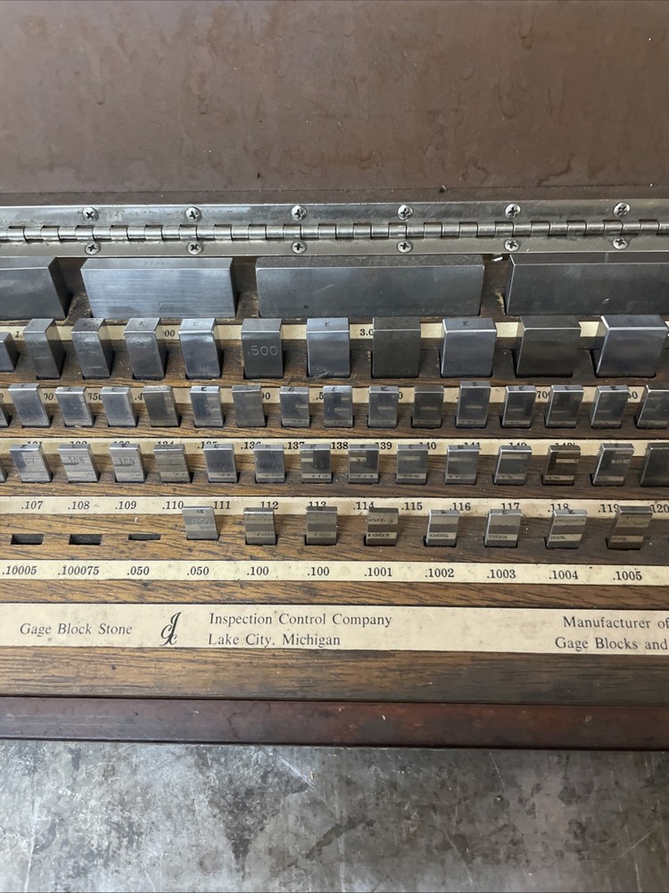 ICC 81 R Rectangular Gage Block Set 85 Pc Set