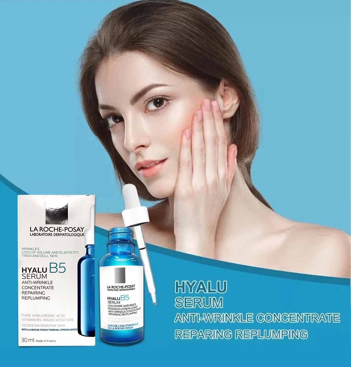 'La Roche Posay' Hyalu B5 serum Anti-Wrinkle Concentrate Repairing 30ML US SHIP