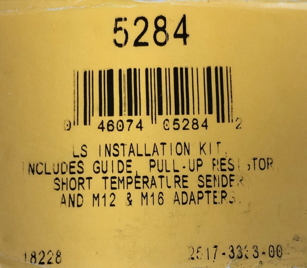 Auto Meter 5284 Gauge Adapter Installation Fitting Kit Sensor GM LS Engine