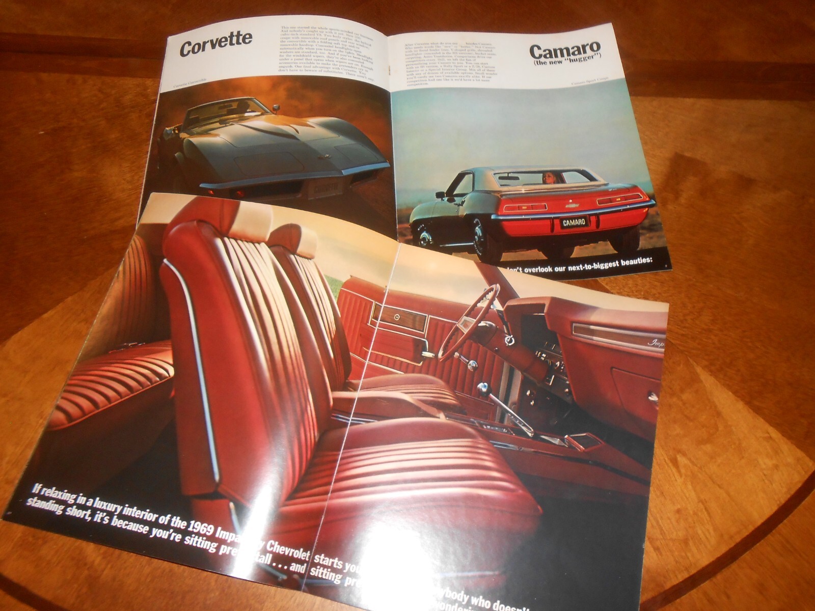 1969 CHEVROLET IMPALA CAPRICE BELAIR BISCAYNE 28 p. CATALOG + FULL-LINE BROCHURE