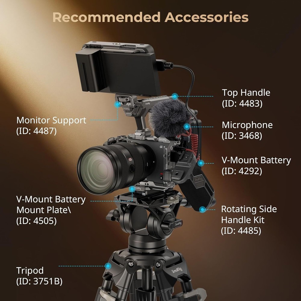 SmallRig "HawkLock" Quick Release Half Cage for Sony FX3 / FX30 4772