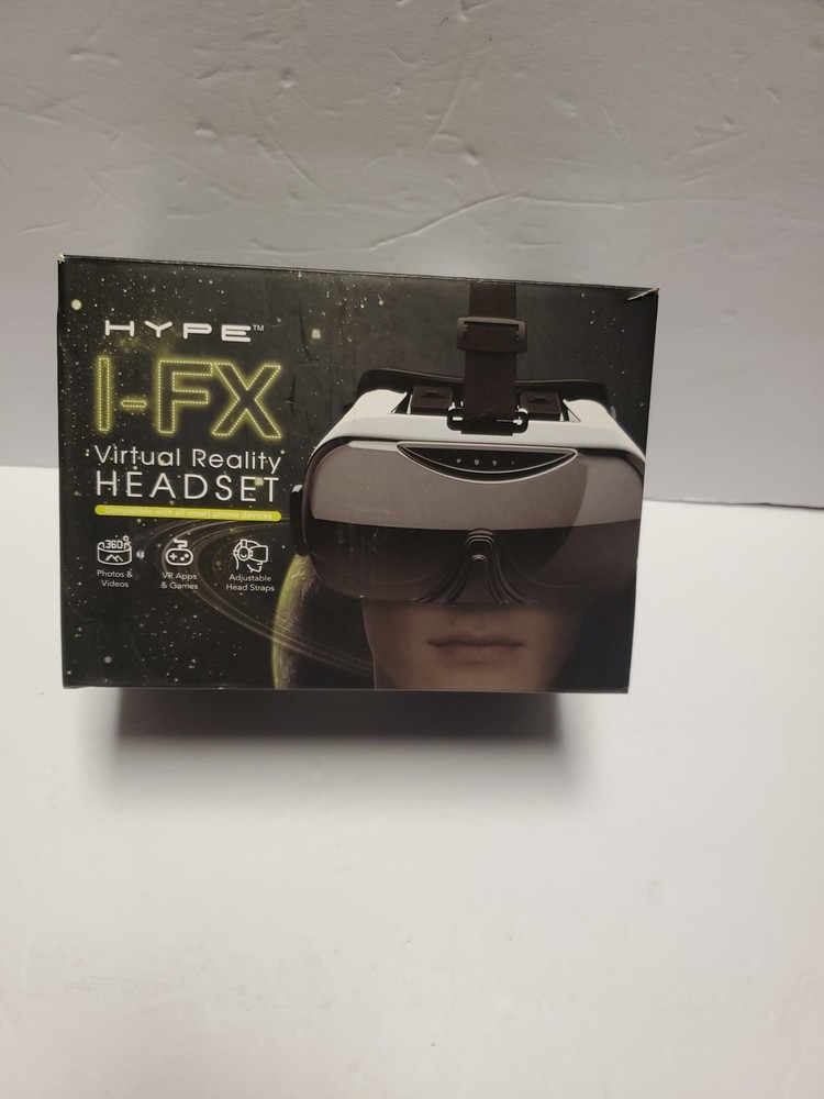 HYPE I-FX Virtual Reality Headset - in Box USED. Not Tested.