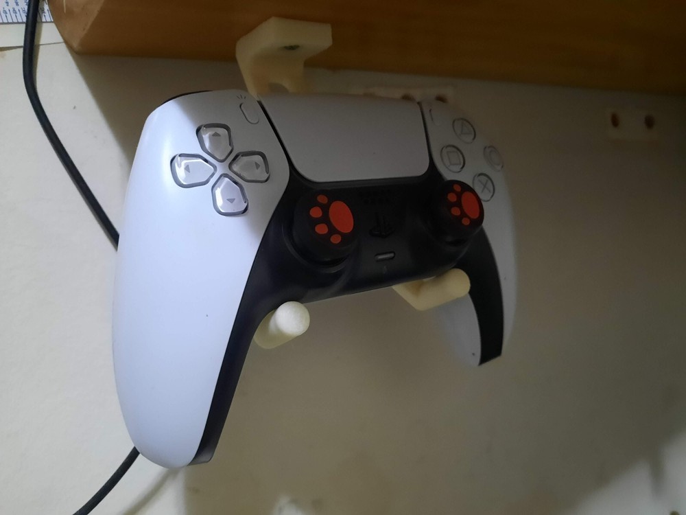 PlayStation 5 or PlayStation 3 Under Desk Vertical Mount Controller Holder