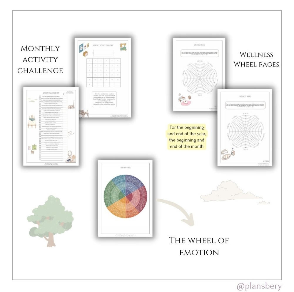 Mental Health Planner Set