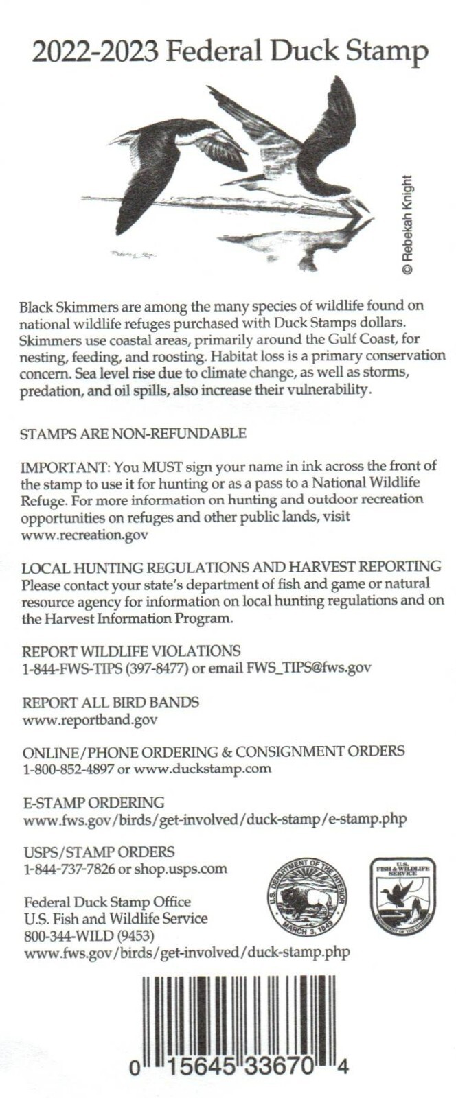 New Sealed Lot of 25 2022 - 2023 - $25 US Federal Duck Stamp by James Hautman