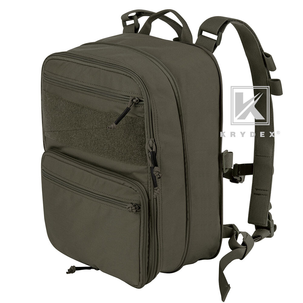 KRYDEX D3 Flatpack Tactical Expandable Backpack 23L MOLLE Travel Expanded Pack