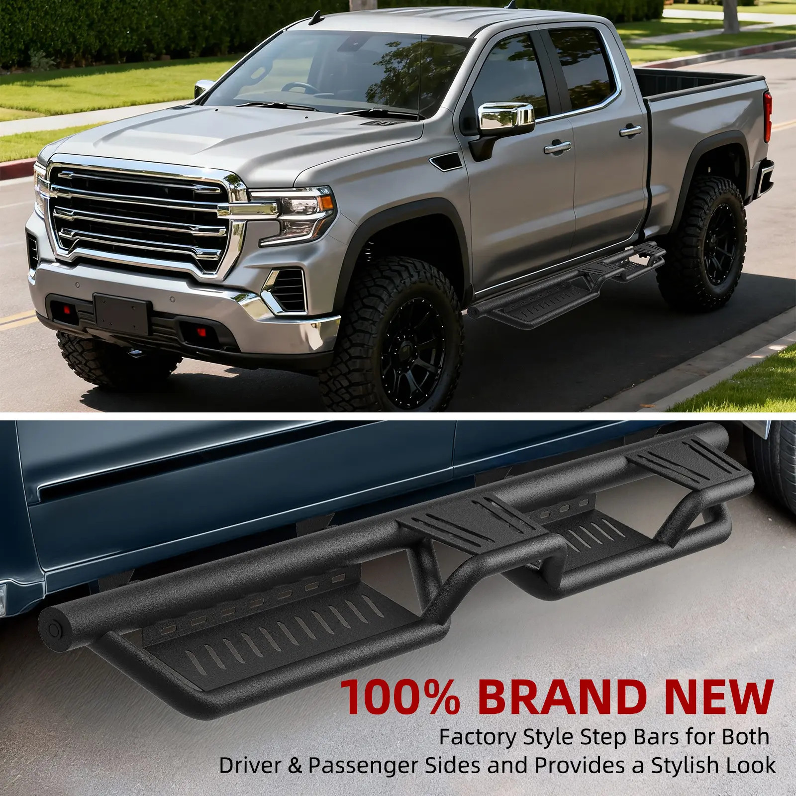 YITAMOTOR Drop Running Boards For 2020-2026 Jeep Gladiator JT 4-Door Step Bars