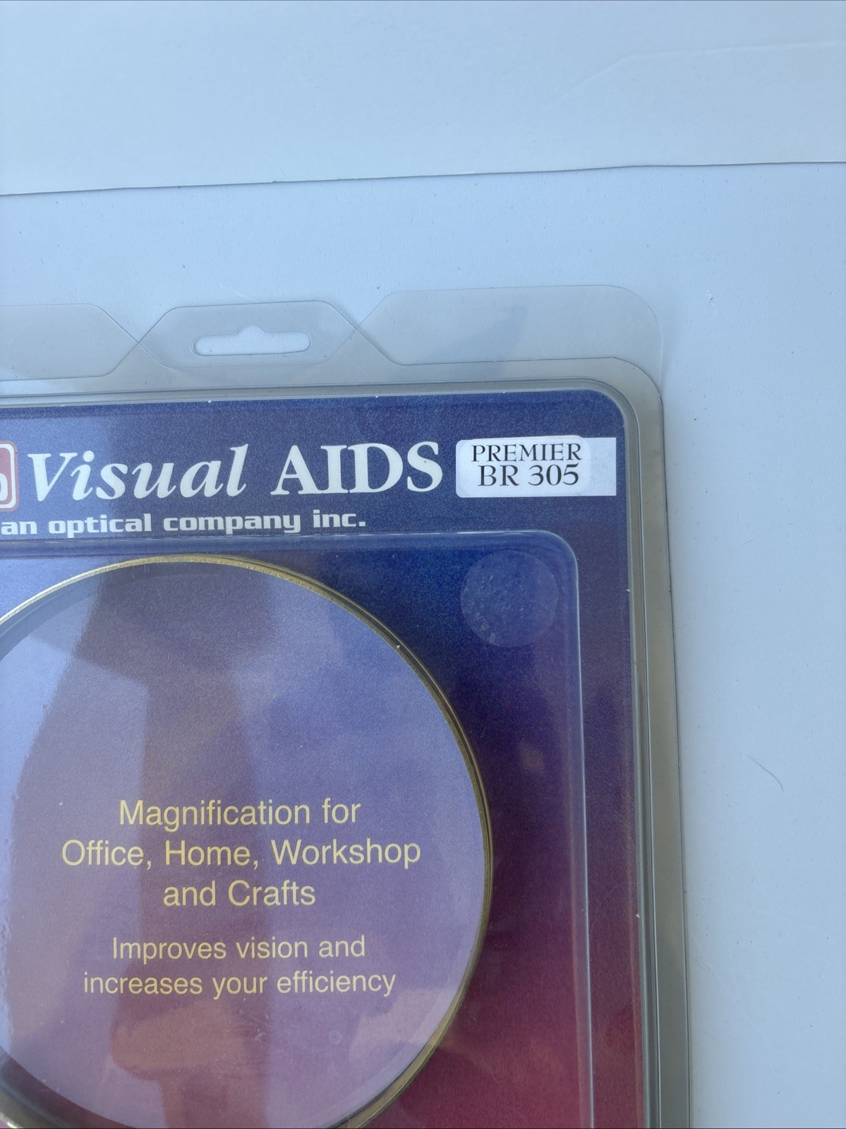 Vintage Donegan Optical Brass Magnifyer BR 305 Premier Brand New RARE USA