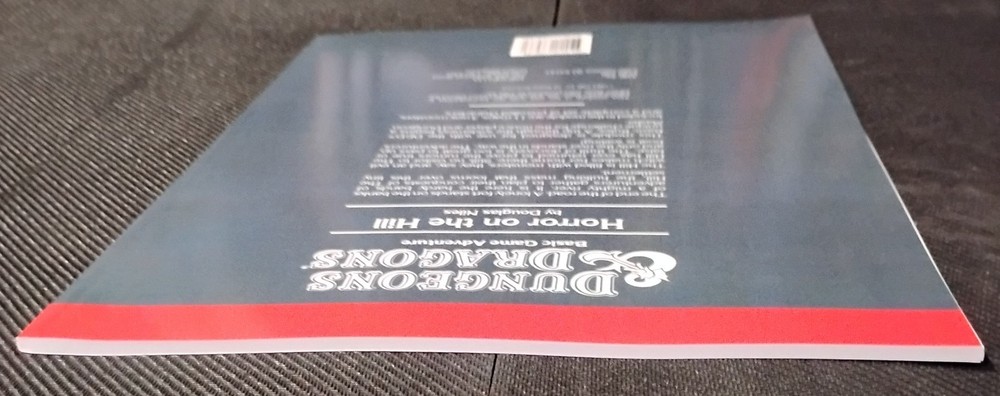 HORROR ON THE HILL BASIC D&D MODULE B5 - Reprint Dungeons & Dragons TSR