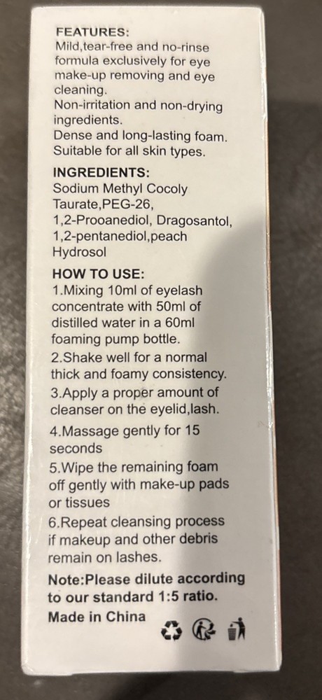 Eyelash Extension Cleanser Arison Lash Cleanser 60ml