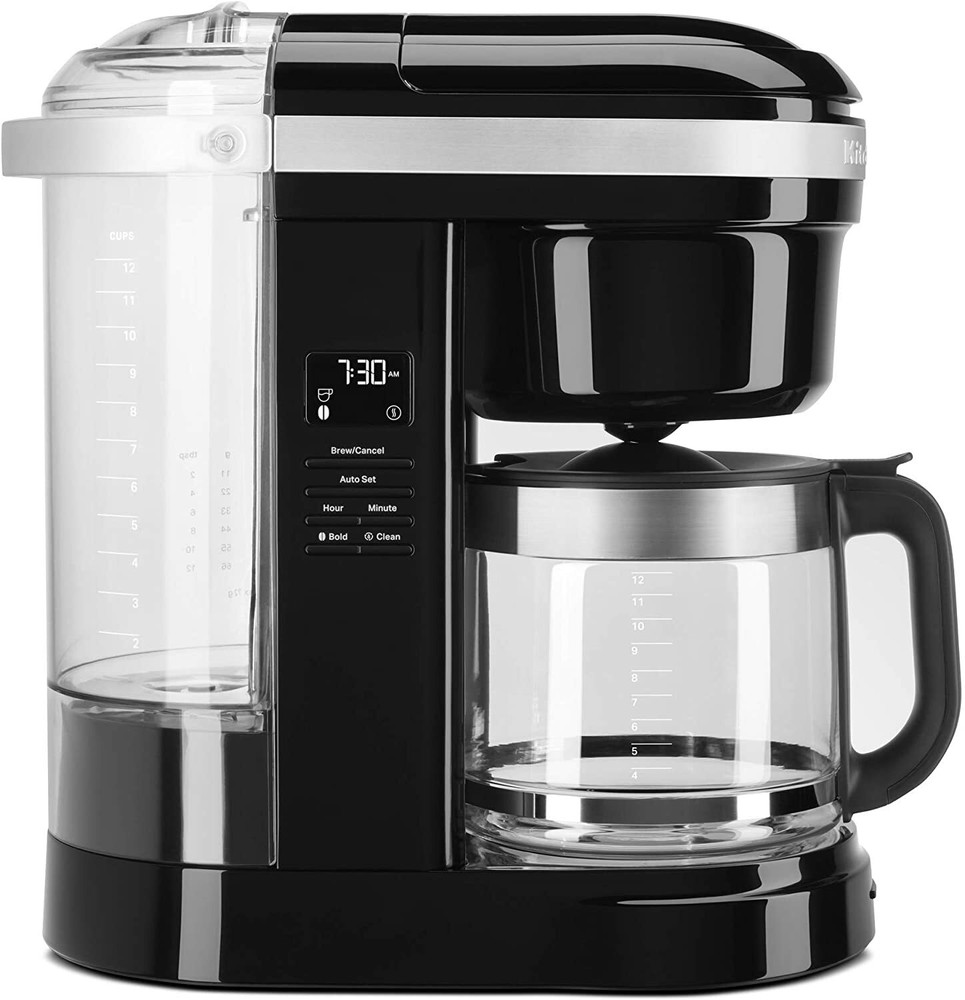 KitchenAid KCM1208OB Drip Coffee Maker, 12 Cup, Onyx Black