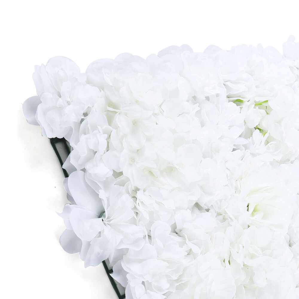6Pcs Artificial Flower Wall Panel Backdrop Wedding Party Background Venue Decor