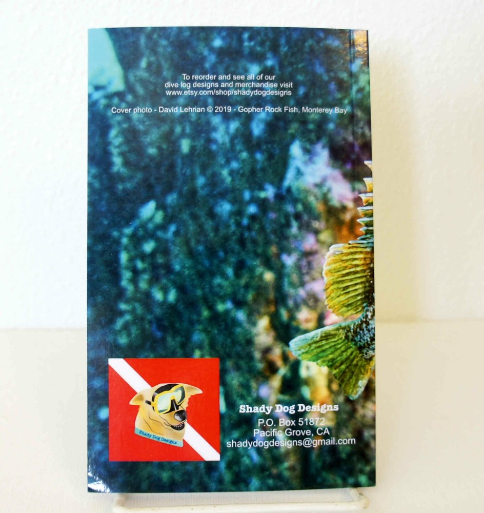 Rockfish Scuba Dive Log Book - Diving Journal/Logbook