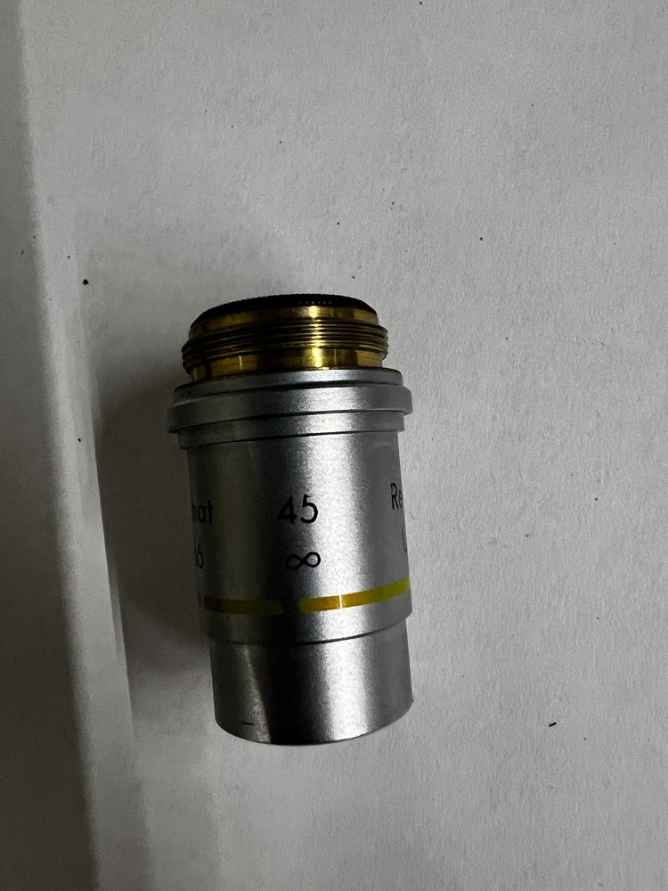 Reichert 45/.66 Oil Microscope Objective Lens