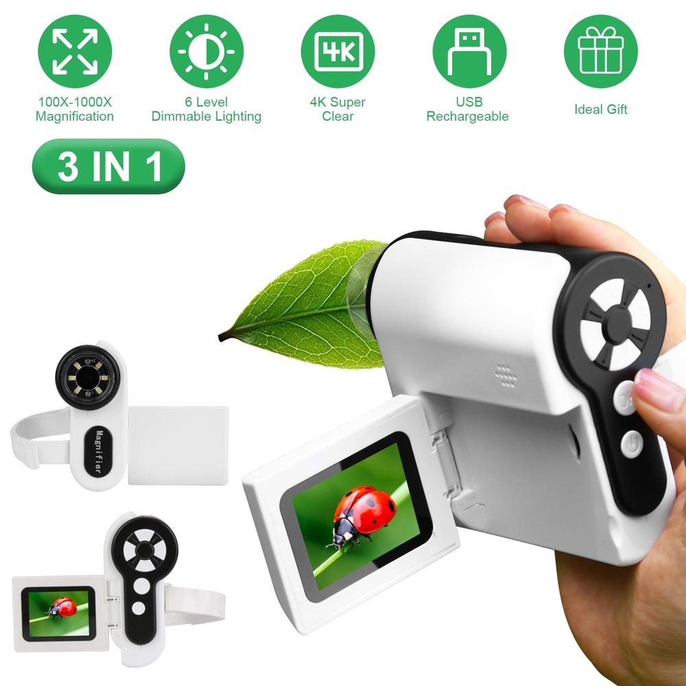 Kid Microscope Telescope Camera USB Mini Microscope w/32G MMC Card Microscope US