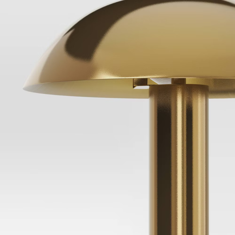 Mild Steel Floor Lamp Brass - Threshold