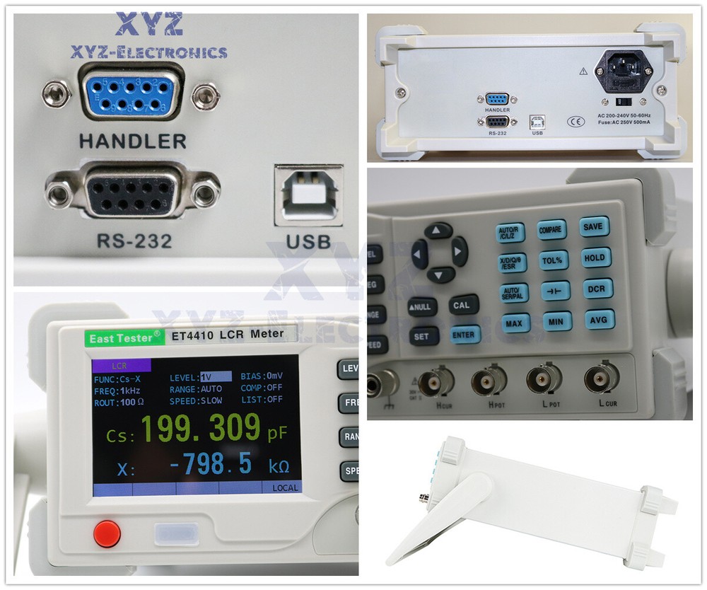 ET4401 ET4410 LCR Meter Tester Inductance Capacitance 10/100KHz Fixed Frequency