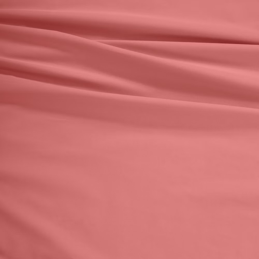 Queen Solid Cotton Sheet Set Rose - Pillowfort