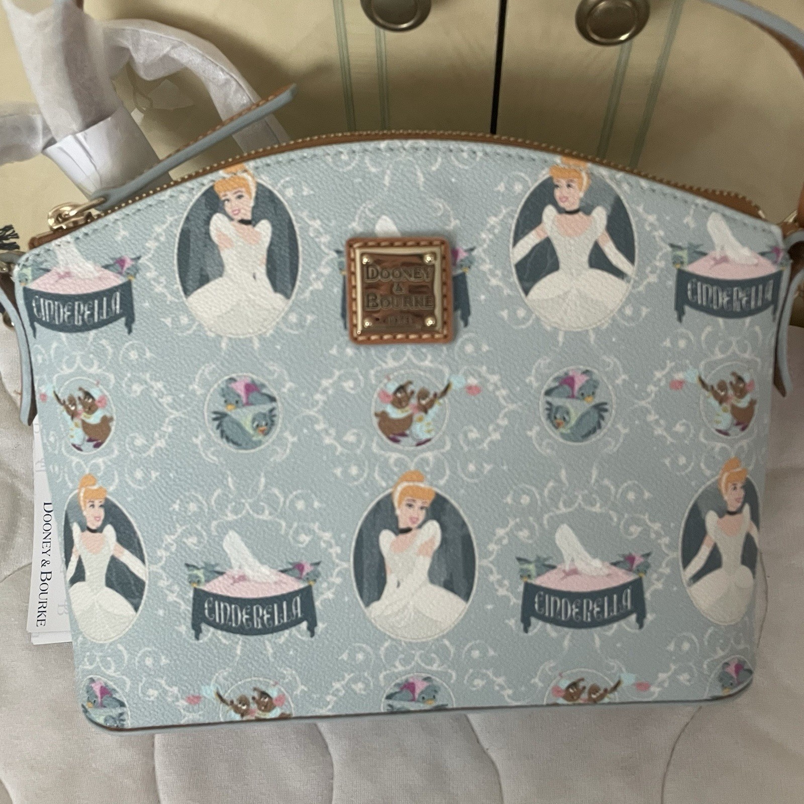 Disney Dooney & Bourke Cinderella 75th Anniversary Crossbody Bag NWT