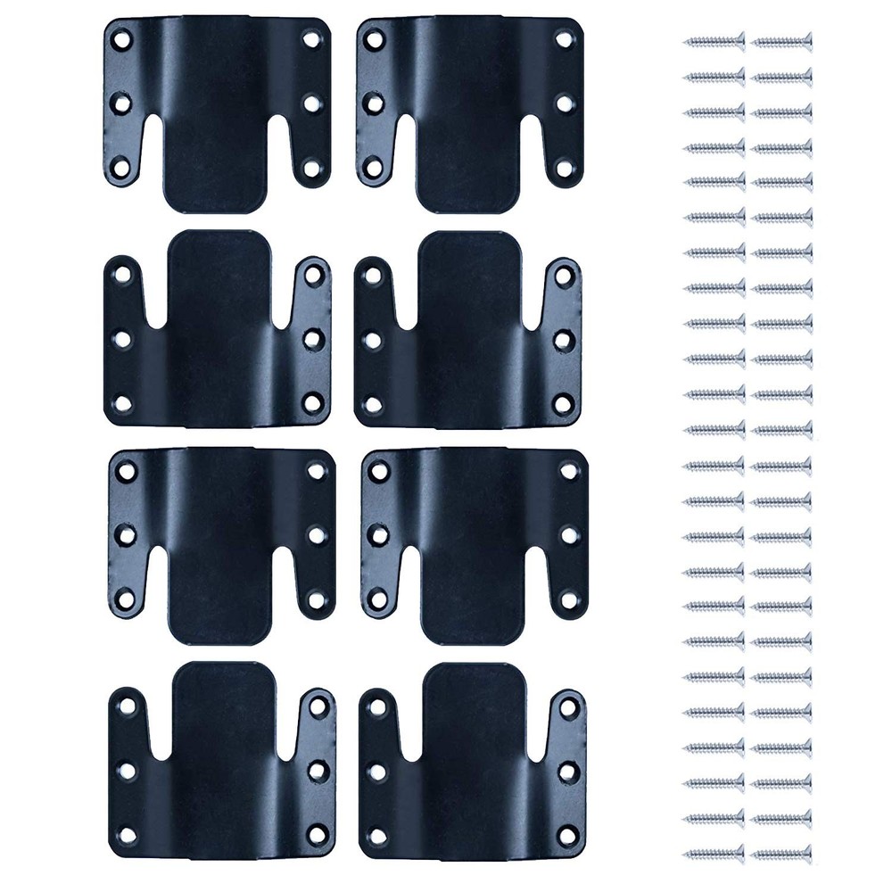 Sofa Connector Brackets Sectional Couch Interlocking Hardware 8 Piece