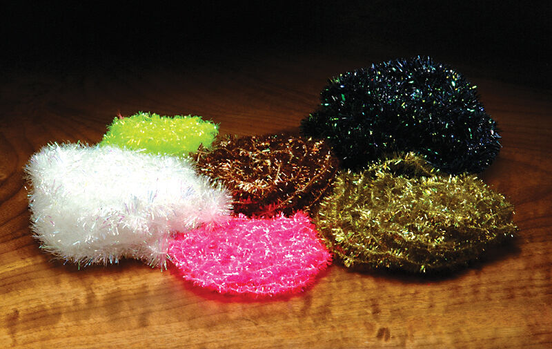 Hareline Large Cactus Chenille Fly Tying Flashy Material 10 Different Colors