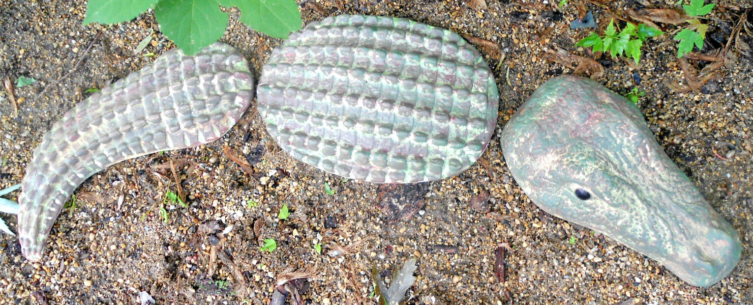 Alligator gator concrete mold 070 abs plastic 34" Total plaster cement mould