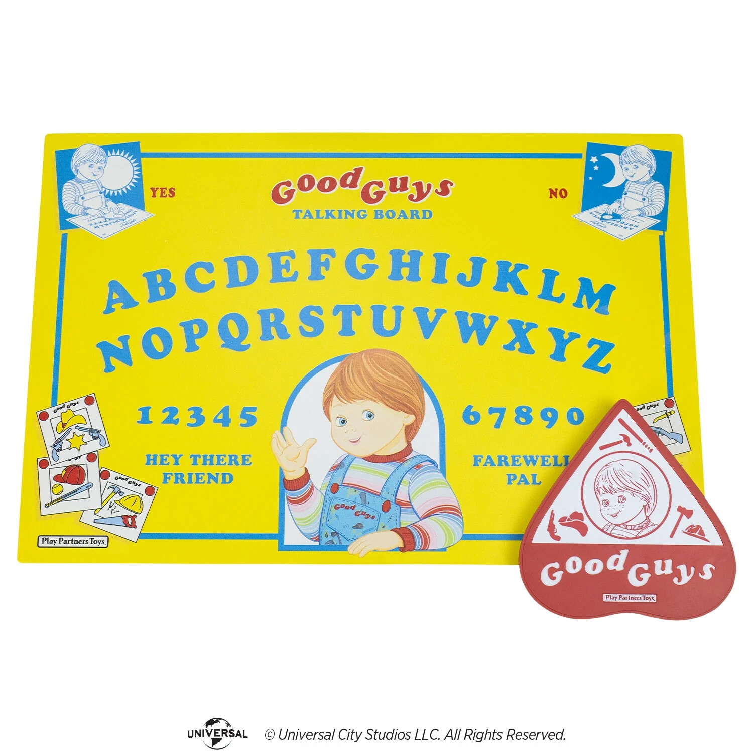 Child's Play 2 Good Guy Talking Ouija Board Chucky Doll Trick or Treat Studios