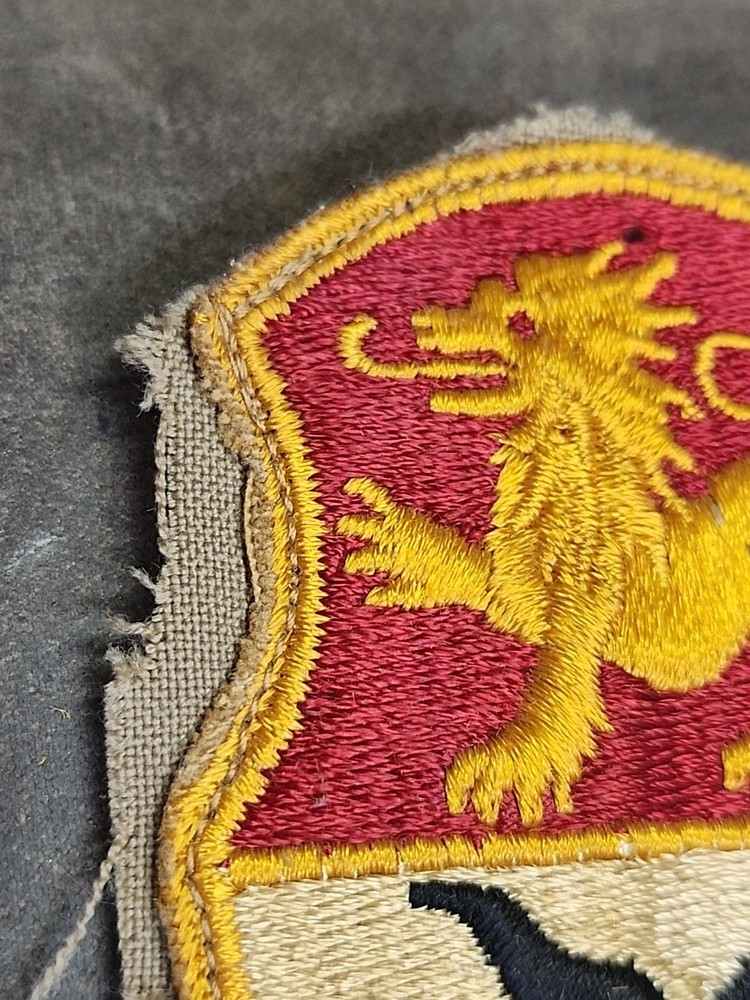 Authentic WWII Occupation US Army 15th Cavalry Group Patch- Twill - German-made
